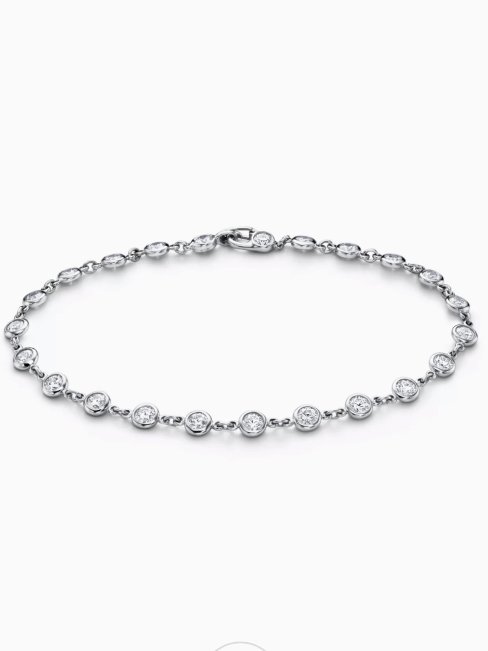 Tiffany & Co Vintage Elsa Peretti Diamonds by the Yard Continuous Bracelet
